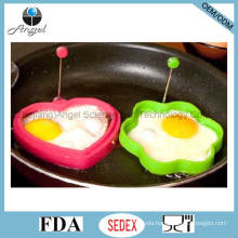 Hot Sale Heart Shape Silicone Egg Mold Silicone Egg Tool Se11